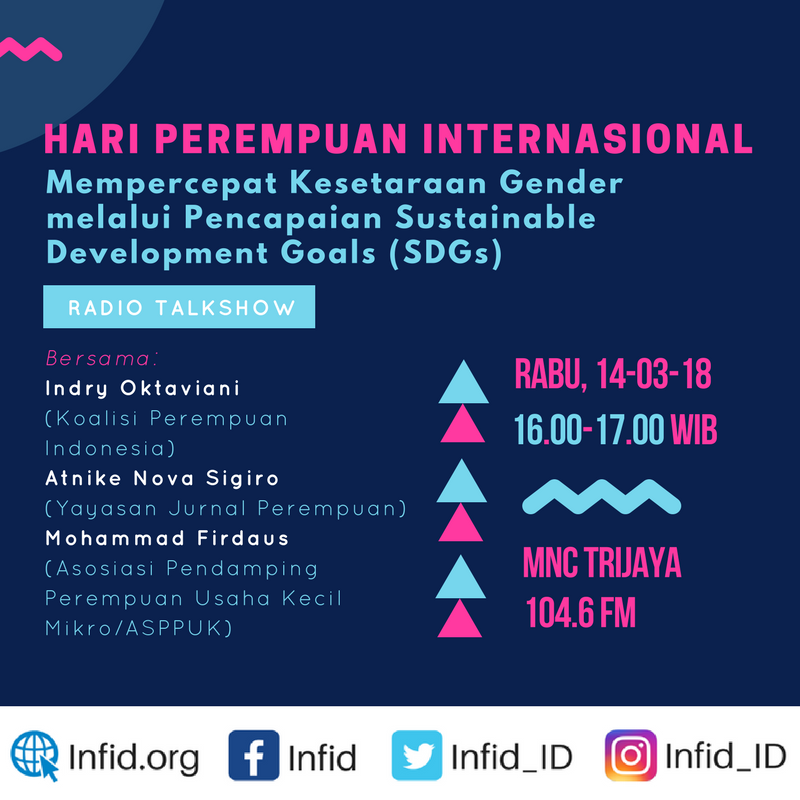 Radio Talkshow: Mempercepat Kesetaraan Gender melalui Pencapaian SDGs