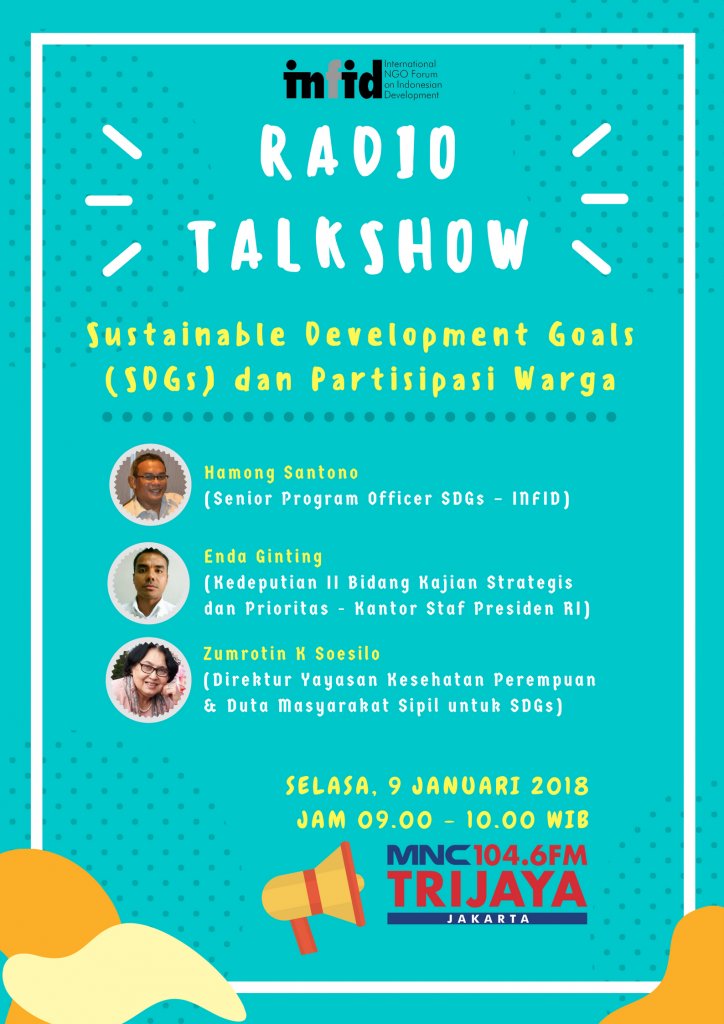 Radio Talkshow: SDGs dan Partisipasi Warga