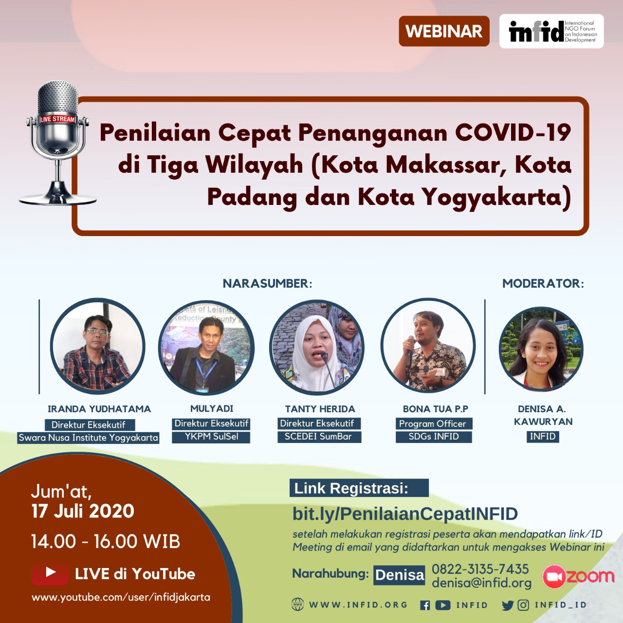 INFID Webinar SDGs Ke-4, Penanganan COVID-19 di daerah