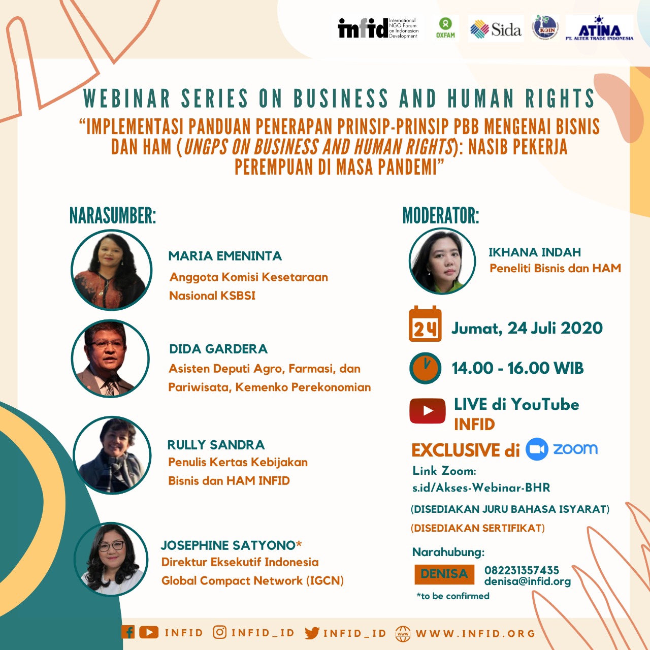 INFID WEBINAR SERIES ON BUSINESS AND HUMAN RIGHTS