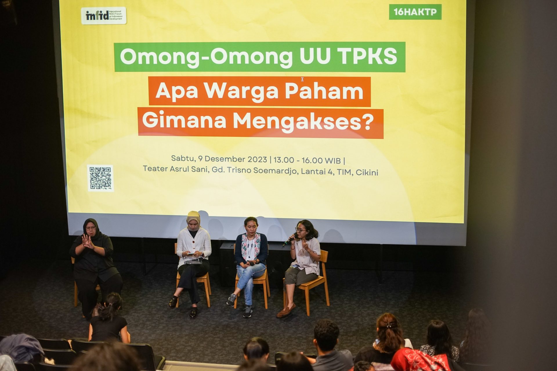 Diskusi 16HAKTP: Omong-Omong UU TPKS, Apa Warga Tahu Bagaimana Mengakses?