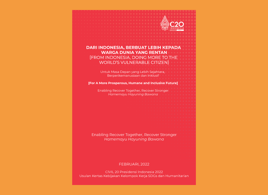 Policy Brief Vol.1 C20 Working Group SDGs & Humanitarian